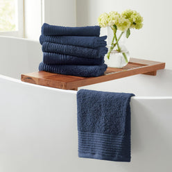 6 Pack Cotton Hand Towels - Kasper Collection