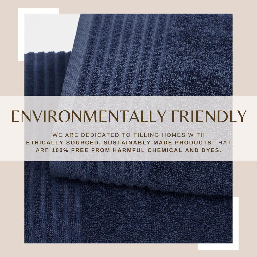 6 Pack Cotton Hand Towels - Kasper Collection