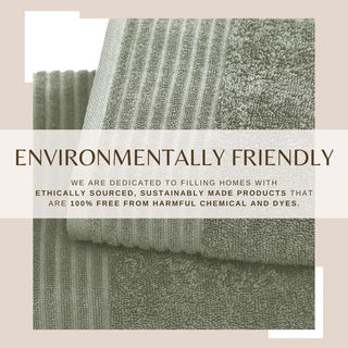 6 Piece Set Cotton Bath Towels - Kasper Collection