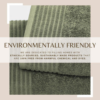 6 Piece Set Cotton Bath Towels - Kasper Collection