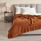 100% Cotton Small Waffle Weave Blanket - Hazel Collection