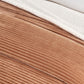Ribbed Sherpa Throw Blanket - Corduroy Collection