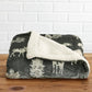 Sherpa Throw Blanket - Hudson Collection