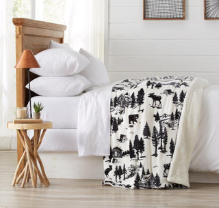 Velvet Plush Sherpa Luxury Bed Blanket - Cielo Collection