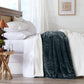 Velvet Plush Sherpa Luxury Bed Blanket - Cielo Collection