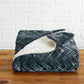 Velvet Plush Sherpa Luxury Bed Blanket - Cielo Collection