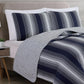 Everette Collection Ombre Striped Quilt Set
