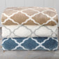 4-Piece Printed Plush Sheet - Velvet Luxe Lattice Collection