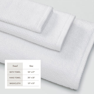 Cotton Textured Bath Towel Set - Acacia Collection