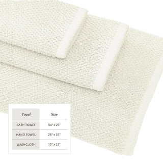 Cotton Textured Bath Towel Set - Acacia Collection