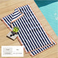 Oversized Striped Border Cabana Beach Towel - Santa Cruz