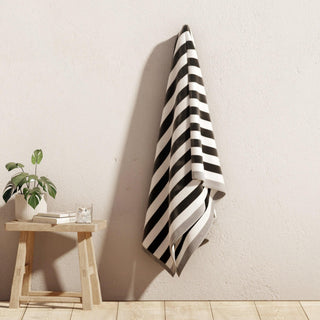 Oversized Striped Border Cabana Beach Towel - Santa Cruz
