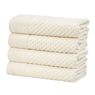 Cotton Diamond Waffle Weave Bath Towel Set - Grayson Collection