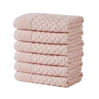 Cotton Diamond Waffle Weave Bath Towel Set - Grayson Collection