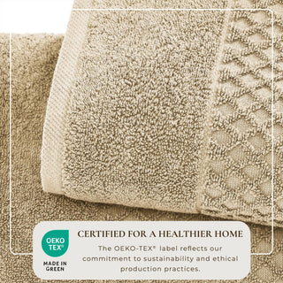 Cotton Diamond Waffle Weave Bath Towel Set - Grayson Collection