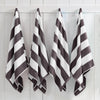 Cotton Velour Cabana Stripe Beach Towel - Novia Collection