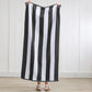 Cotton Velour Cabana Stripe Beach Towel - Novia Collection