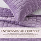 Velvet Box-Stitched Quilt Set - Vivica Collection