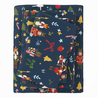 4-Piece Turkish Cotton Christmas Flannel Sheet - Whittaker Collection