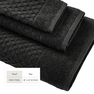 Cotton Diamond Waffle Weave Bath Towel Set - Grayson Collection