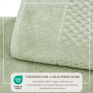 Cotton Diamond Waffle Weave Bath Towel Set - Grayson Collection