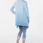 Leggings femininas Ideology Space-Dyed Ombre Ankle Azul Escuro Tamanho Extra Pequeno