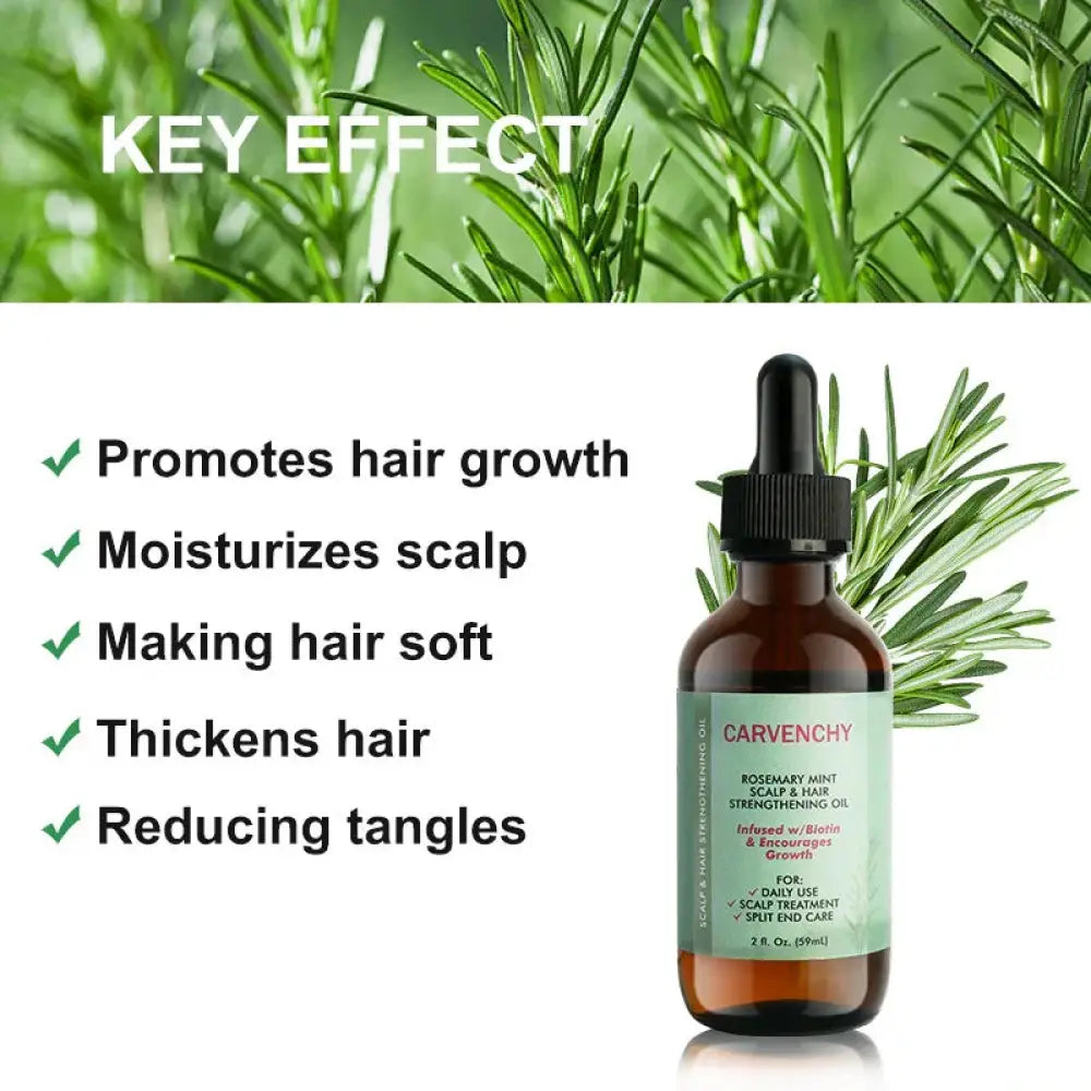 Carvenchy Rosemary Mint Hair Strengthening and Growth Oil