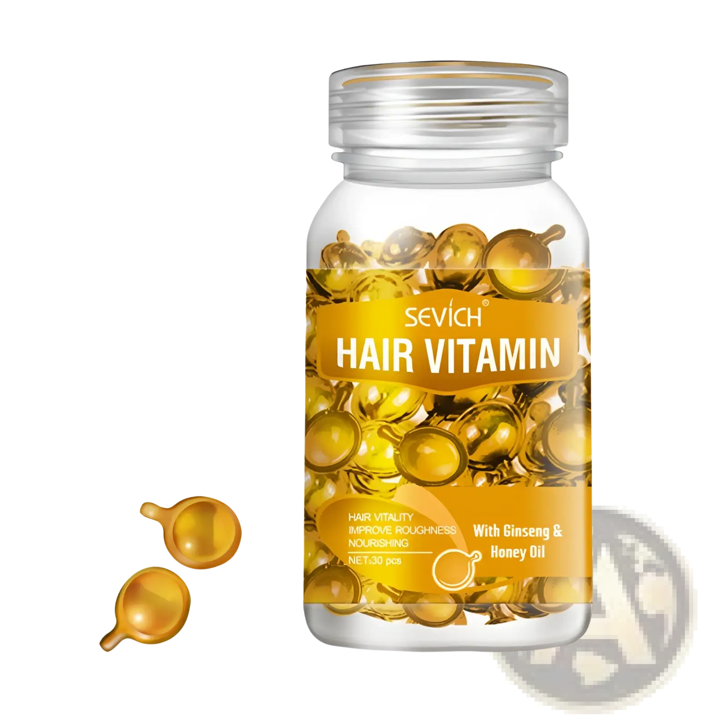 Hair Vitamin Capsules for Repair and Smooth Shine