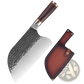 Hammered Stainless Steel Chef Knife Set 5 Piece