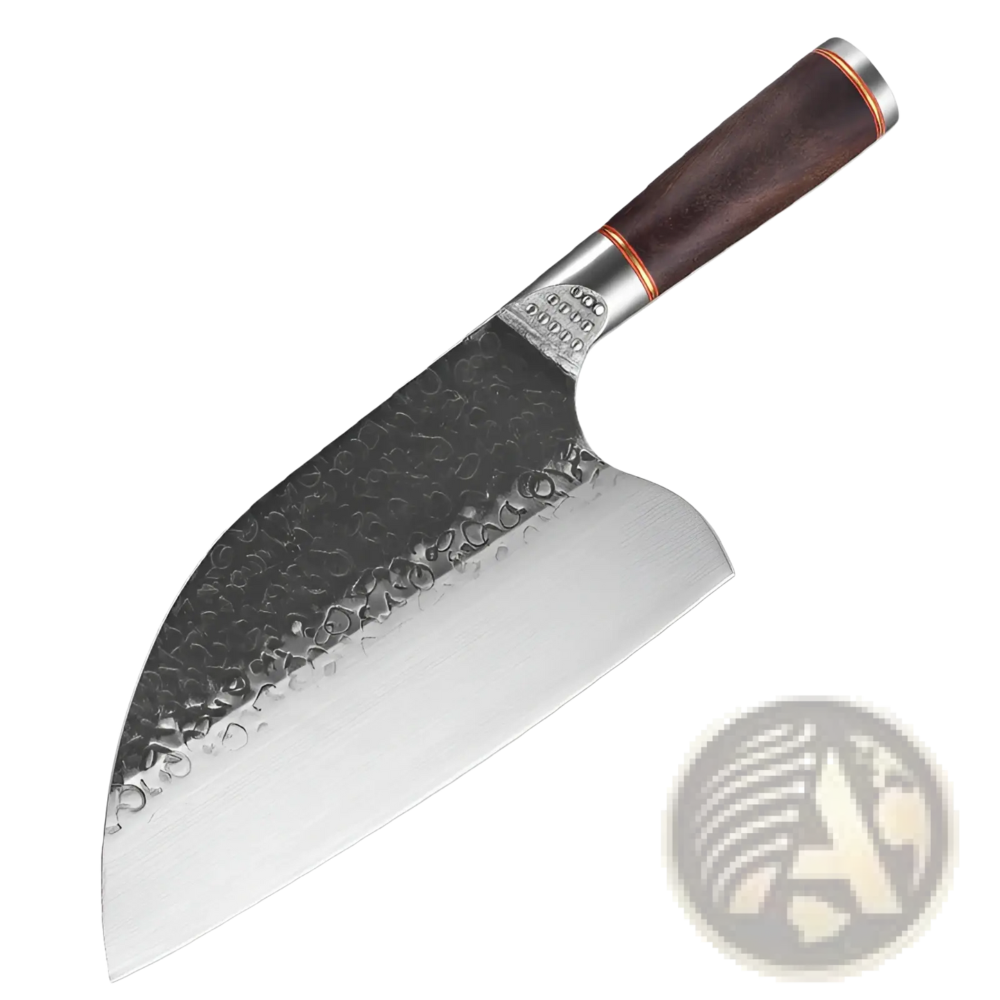 Hammered Stainless Steel Chef Knife Set 5 Piece