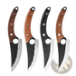 Hammered Steel Boning Knife with Leather Sheath