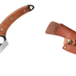Hammered Steel Boning Knife with Leather Sheath