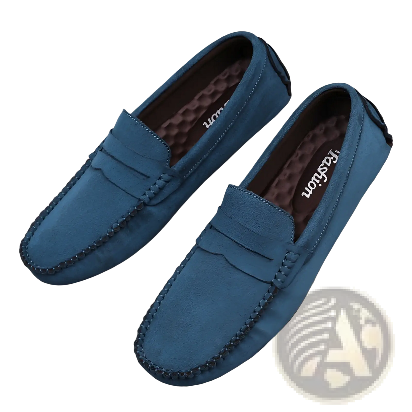 Hand-stitched Suede Loafers Handmade Velvet Shoes