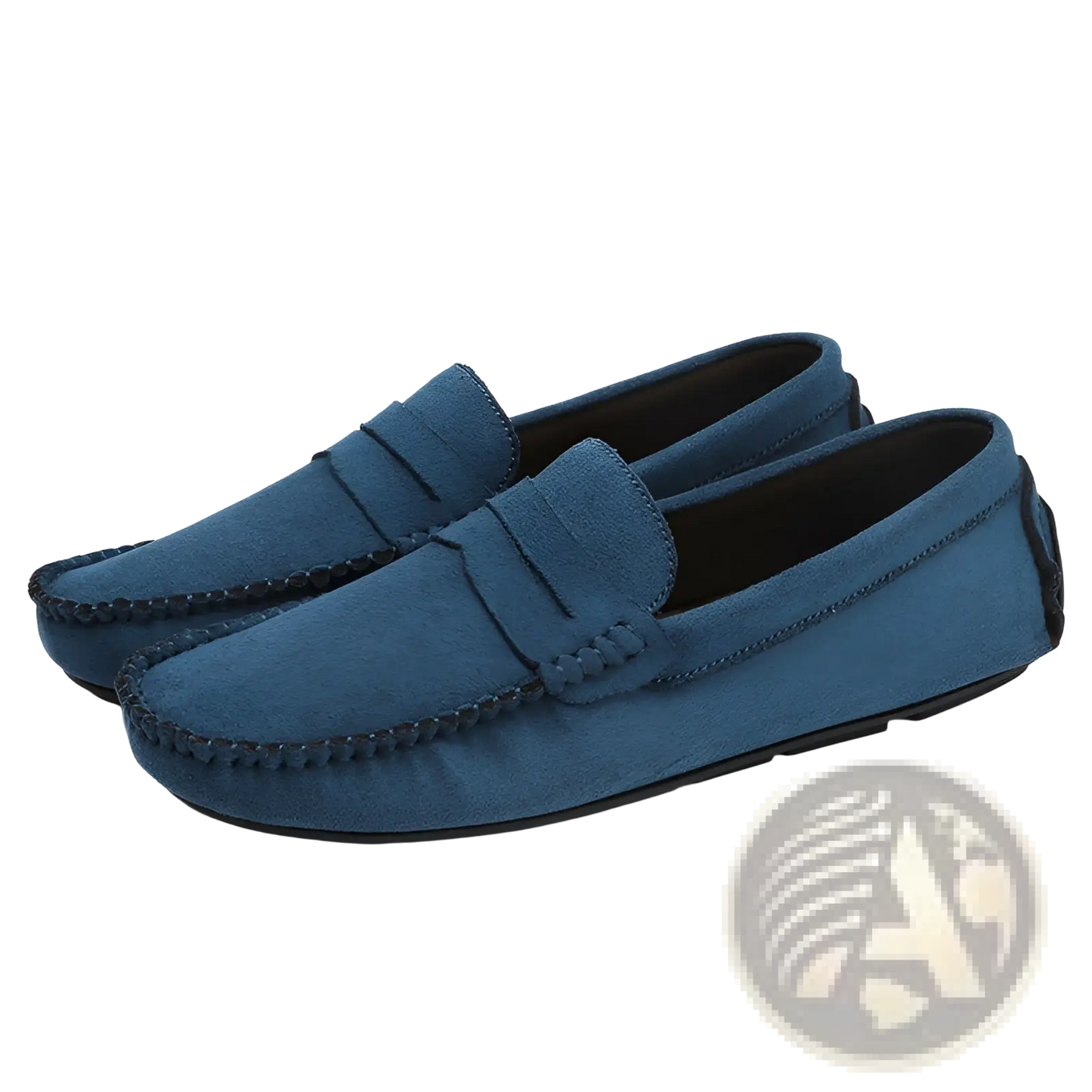 Hand-stitched Suede Loafers Handmade Velvet Shoes