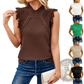 Hand-woven Fringed Sleeveless Knit Sweater Vest