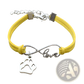 Hand-woven Infinite Love Pet Paw Suede Bracelet