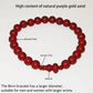 Handcrafted Cinnabar Lotus and Calabash Beaded Bracelets