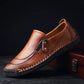 Men's Handcrafted Leather Zipper Oxford Dress Shoes