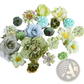 Handmade Mixed Pastel Silk Flower Diy Hair Accessory Set