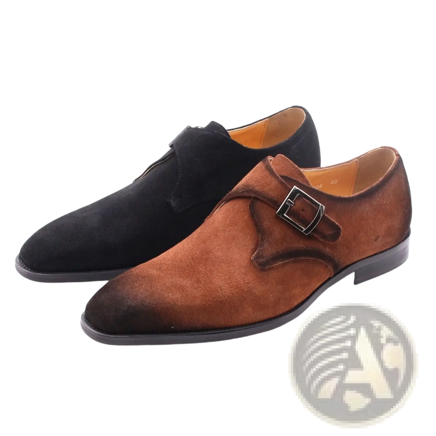 Handmade Suede Horsebit Loafers for Men Business Casual Shoes