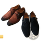 Handmade Suede Horsebit Loafers for Men Business Casual Shoes