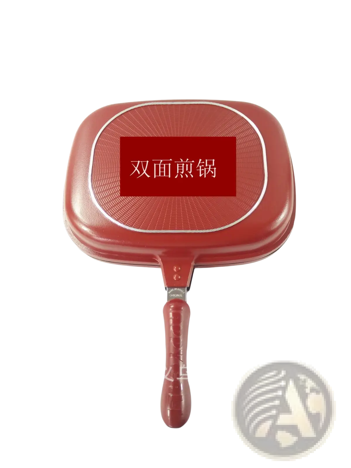 Happycall 32cm Non Stick Double Sided Frying Pan Red