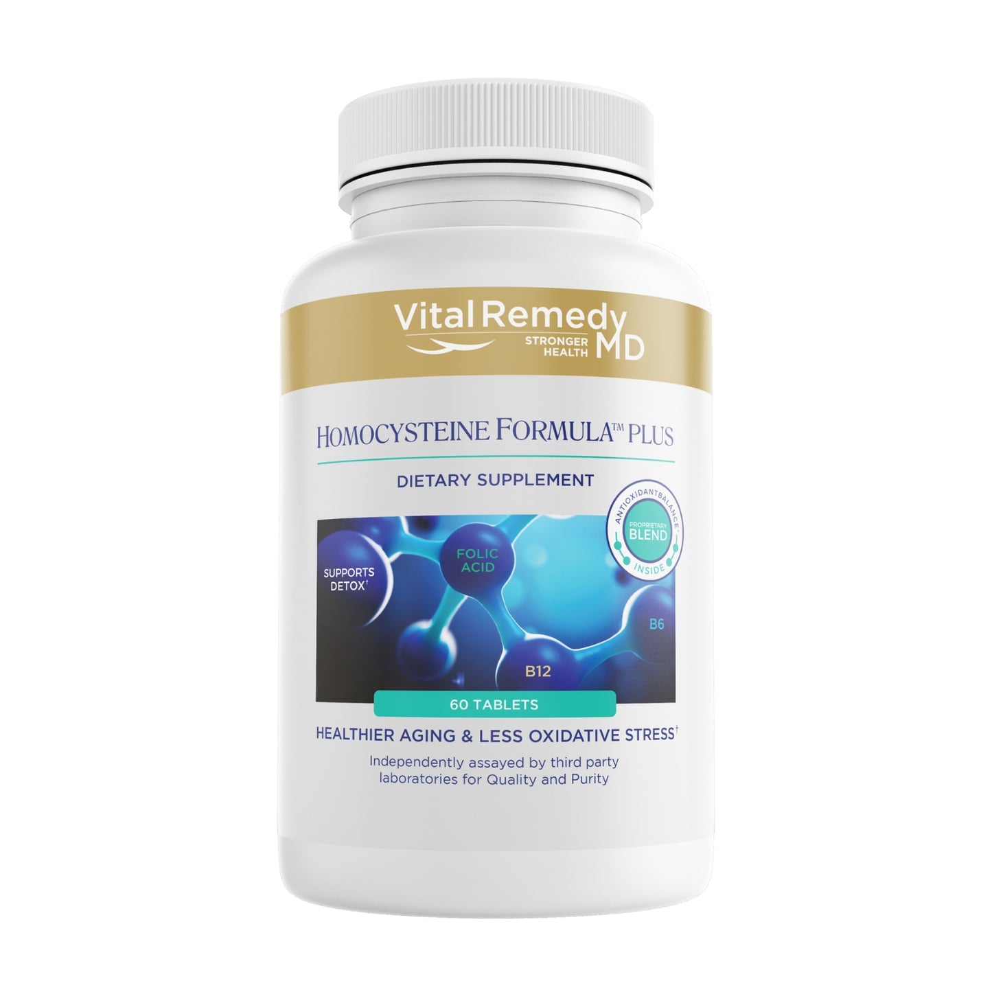 Vital Remedy MD Homocisteína Fórmula-PLUS - 60 comprimidos