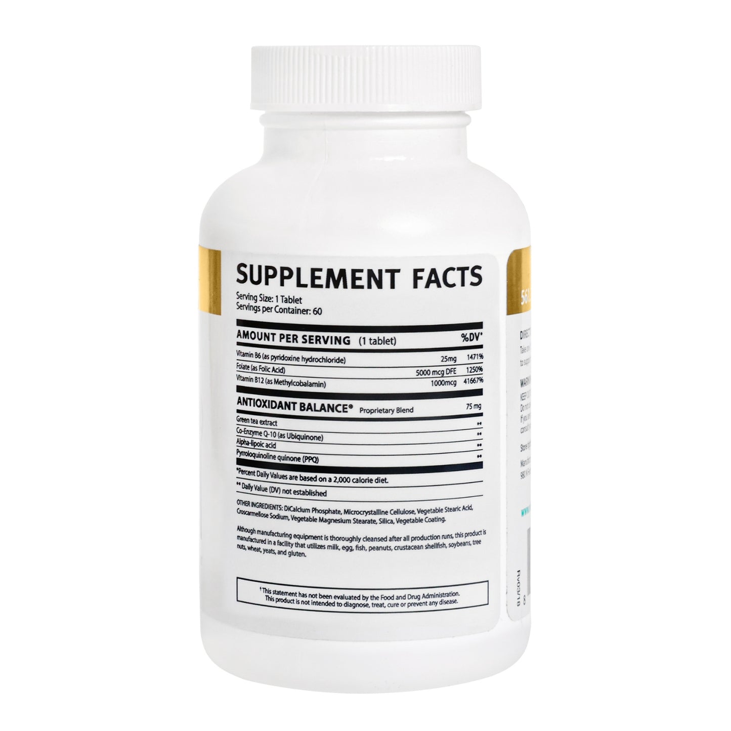 Vital Remedy MD Homocisteína Fórmula-PLUS - 60 comprimidos