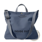 High End Large Capacity Black Canvas Tote Bag