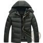 Hooded Quilted Winter Jacket with Plush Fleece Lining