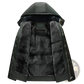 Hooded Quilted Winter Jacket with Plush Fleece Lining