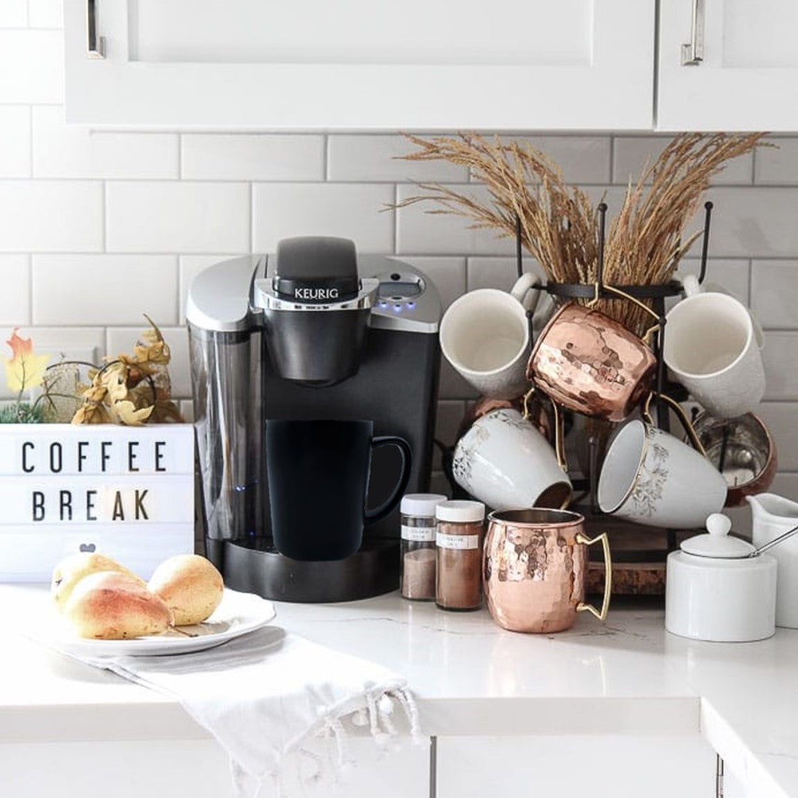Caneca de café de porcelana Homvare, xícara de chá para escritório e casa, adequada para bebidas quentes e frias