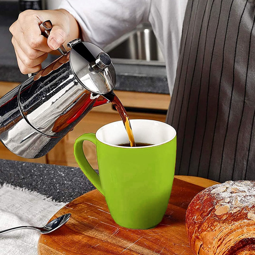 Caneca de café de porcelana Homvare, xícara de chá, 10 oz