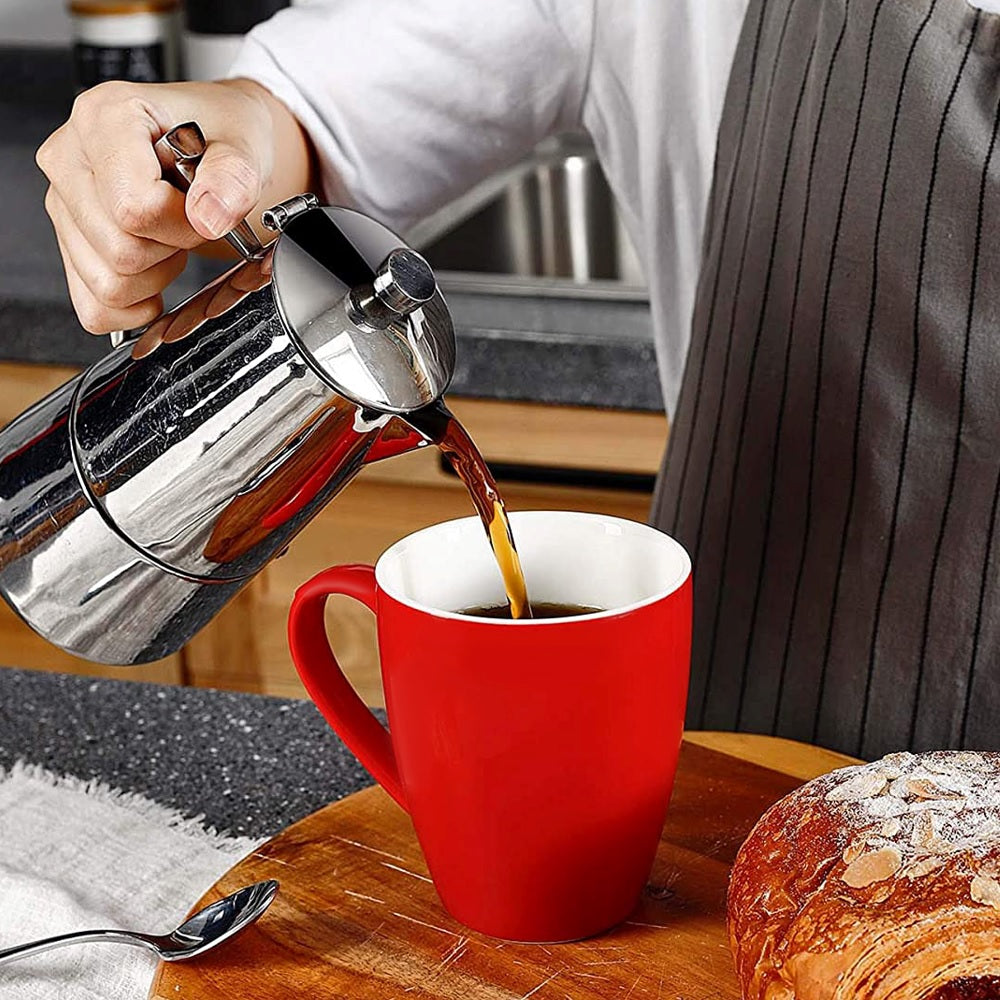 Caneca de café de porcelana Homvare, xícara de chá, 10 oz